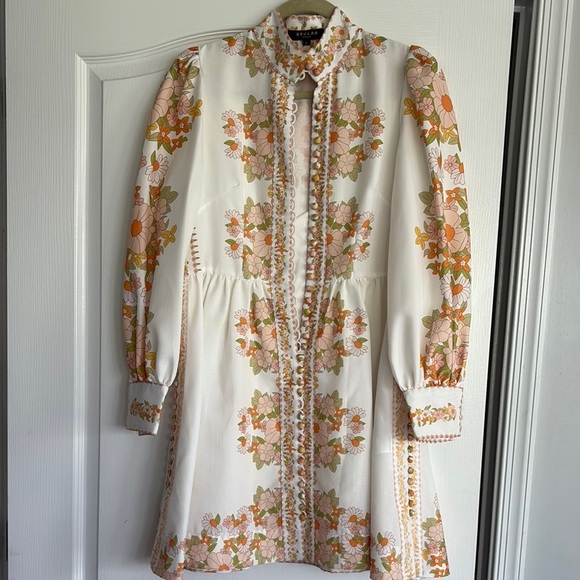 Floral Long Sleeve Dress - Picture 4 of 14